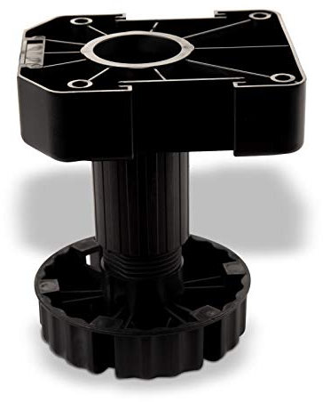 SO-TECH® Juego de 40 Zócalo Mueble Cocina Patas Plásticas Pies para Mueble Patas Regulables Alto 110 mm