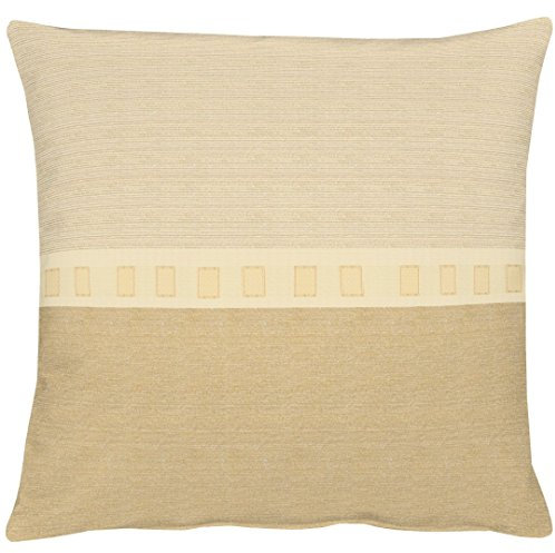 APELT Milano_49x49_20 Kissenhülle, Polyester-Baumwolle, beige, 49 x 49 x 0.5 cm