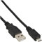 InLine 31705 Câble Micro-USB 2.0 USB A à Micro-B 0,5 m Noir