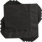 Papierservietten - 13 cm - Schwarz - Packung mit 20 Stück