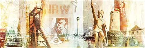 Pro-Art g1269m Wandbild Giclée 'NRW' 120 x 40 cm