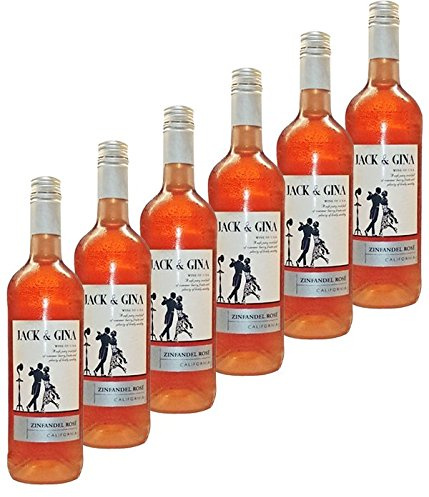 Jack And Gina Zinfandel Rose 75cl (Case of 6)