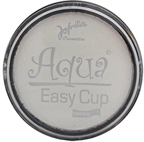 NET TOYS Wasser Make Up Aqua Schminke weiß Aquaschminke Party Wasserschminke Wasserlösliches Makeup Faschingsschminke Kosmetik Karneval Accessoires