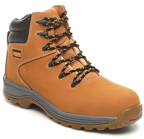 Apache AP314CM Nubuck Safety Boot | Size 7 UK | Steel Toe Cap | Water Resistant | Lightweight Padded Tongue and Collar | S3 SRC and HRO Safety Approved