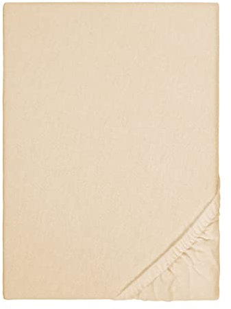 biberna Feinbiber-Spannbetttuch 0002744 beige 1x 90x190 cm - 100x200 cm