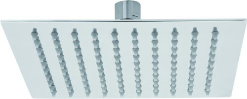 profizeug24 Kopfbrause Regenbrause Brausekopf Modell Square Edelstahl poliert 300 x 300 mm