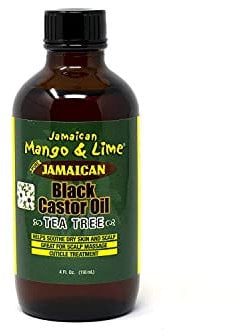 Jamaican Mango & Lime Black Castor Oil Tea Tree 4oz 118ml Haaröl