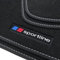 teileplus24 F650 Fußmatten Sportline Design kompatibel mit BMW X1 E84 2009-2015 Bandeinfassung Ziernähte