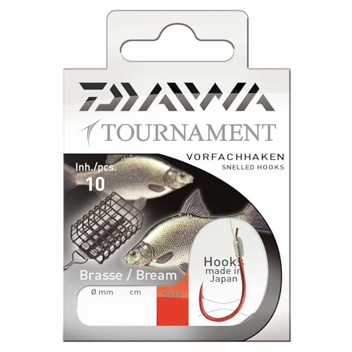 Daiwa Tournament Brassen/Feeder Gr.10 Gebundene Feeder-Vorfachhaken