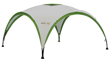 Coleman Tonnelle Pro XL 4,5 x 4,5 m pour Festivals, Jardin et Camping, poteaux en Acier Robuste, Grande Tente d'événement avec Protection Solaire SPF 50+