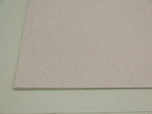 20 x Parchment Heavyweight Paper A4 176gsm - 6 Colours Available - for Certificates, Cardmaking (Pink)