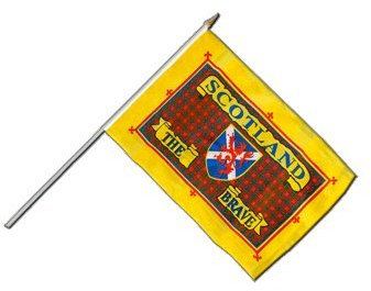 Digni® Drapeau Ecosse Scotland The Brave sur hampe