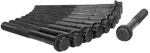 Ajusa 81013400 Head Bolt Set for Select Toyota Vehicles with 4-cyl. Engine: 1996-00,2010 4Runner, 1991-97 Previa, 1994-98 T100, 1995-20 Tacoma; Set of 10