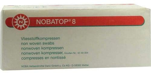 NOBATOP 8 Kompressen 7,5x7,5 cm unsteril 200 St