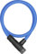 ABUS Kabelschloss Primo 5412K/85/12 - Fahrraschloss aus 12 mm starkem Stahlkabel Sicherheitslevel 3-85 cm - Blau