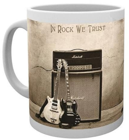AC/DC - In Rock We Trust Tasse Mug Becher NEU in Geschenkverpackung, Mehrfarbig