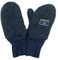 PICKAPOOH Fäustlinge 100% Merinowolle Baby Kinder Fleece Handschuhe Armwärmer Winter, dunkelblau, 3-5 Jahre
