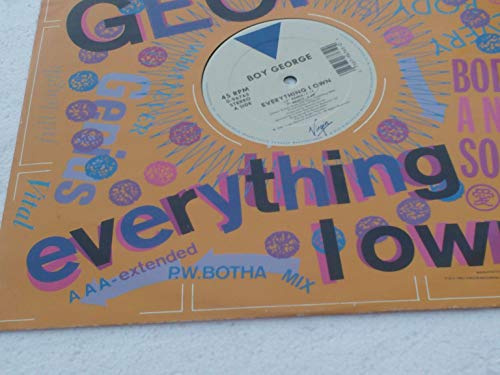 Everything I Own (Extended P.W. Botha Mix / Dub) [Vinyl Single]