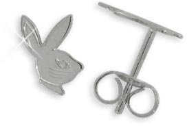 Bunny Herren Ohrstecker per Stück echt Sterling Silber 925 Häschen (Art.602033/811129)