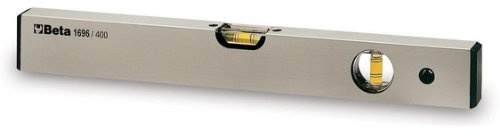 Beta 16960005 Model 1696 500 Spirit Level with 2 Vials, Anodized Profile Aluminium, 500mm