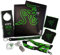 Razer L33t Pack Black / Green PC/PS4/XBOX Kids Gamers / Gaming Accessories Bundle Lanyard Dog Tag Birthday Party Xmas Stockings Pack