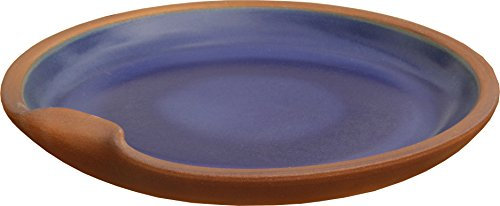 Hentschke Keramik Vogeltränke Vogelbad frostsicher formschön Ø 35 x 5 cm, hell geflammt, 100% wasserdicht, 065.035.20 - Made in Germany