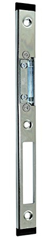 GU BKS Secury Haustür Schließblech mit AT-Stück Links 232x20x6mm mit U-Stulp