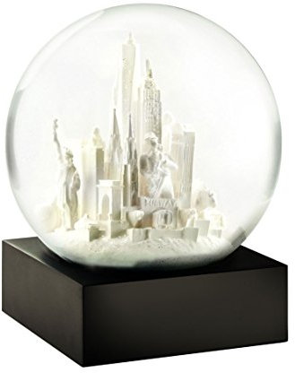 CoolSnowGlobes New York City in Weiß Schneekugel
