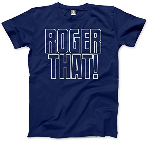 Roger That! - Roger That! Herren Unisex T-Shirt - tennis wimbledon hat cap Roger Federer - XL Marine