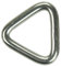 Karabiner & Mehr KAMERO Edelstahl V4A, Ring, dreieckige Form, 4x20mm, Triangel, rostfrei