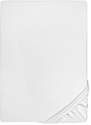 biberna Feinjersey-Spannbetttuch 0077144 weiß 1x 90x190 cm - 100x200 cm