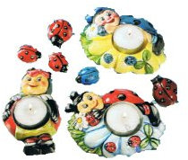 HobbyFun Gießform Teelicht Marienkäfer