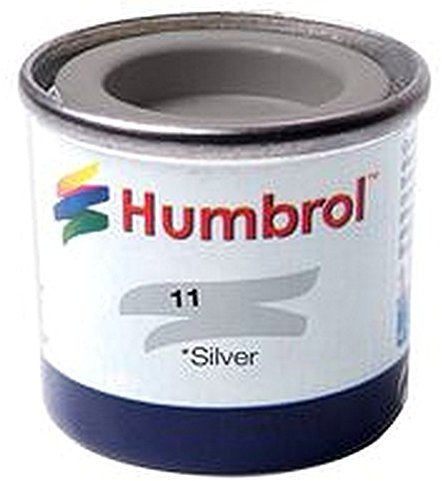 Peinture émail 14 ml No11 Argent métallique revêtements de produits chimiques