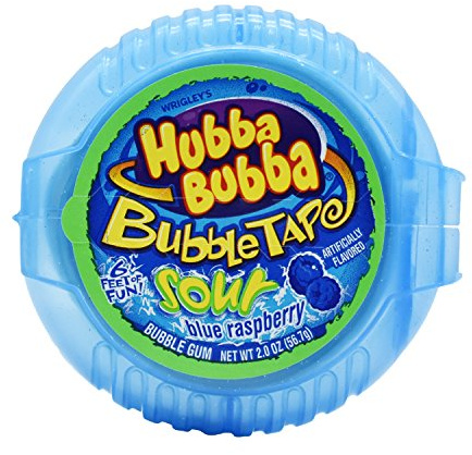 Wrigley's Hubba Bubba Bubble Tape Sour Blue Raspberry