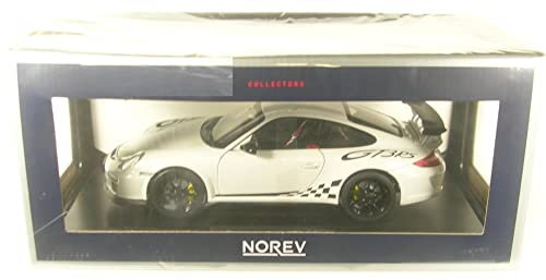 Norev 476.404,9 cm 1: 18 weiß und schwarz Trim 2010 Porsche 911 GT3 RS Modell Auto