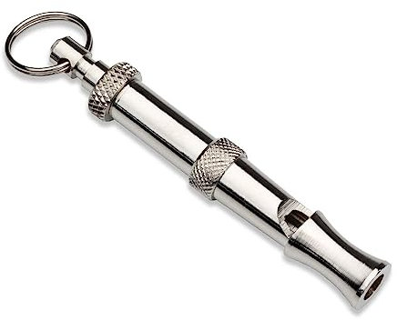 COMPANY OF ANIMALS Hoch-Frequenz-Pfeife, ideal für das Gehorsamkeits- und Rückruftraining, verstellbare Tonhöhe, kräftiger, klarer Ton, leicht und kompakt, für Welpen- und Hundetraining