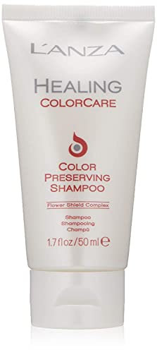 L'ANZA Heilung ColorCare Farbkonservierendes Shampoo (50 ml), für Farbbehandeltes Haar - Schützt und Frischt die Haarfarbe auf Während der Heilung, Sulfatfrei, Tägliches Shampoo Coloriertes Haar