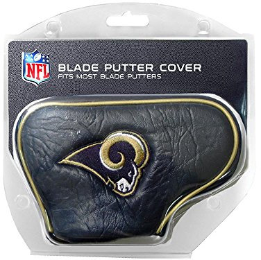 Team Golf NFL Los Angeles Rams Golf Blade Putter Cover Golf Club Blade Putter Headcover, Fits Most Blade Putters, Scotty Cameron, Taylormade, Odyssey, Titleist, Ping, Callaway