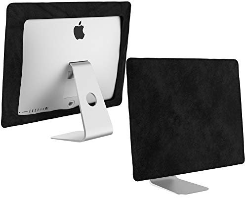 Kuzy Cover for iMac 27 inch Dust Cover Release 2020 2019 2017 Modelle A2115 A1862 A1419 A1312 Retina 5K 4K Computer Monitor Dust Covers Screen Protector, Black