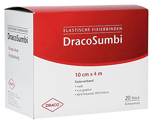Dracosumbi Fixierbinde 10 Cmx4 m Weiß
