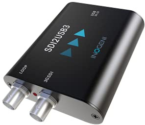 SDI2USB3 by INOGENI, Video Converter SDI to USB, Plug and Go, Up to 60 fps, Professional Device