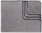 Sowel® Strandtuch XXL, 200x160 cm, Partner und Familien Badetuch, Groß, 100% Bio-Baumwolle, Flauschig, Frottee, Velours, Damen und Herren, Grau/Navy
