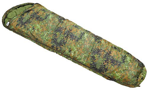 MFH Mumienschlafsack, 2-lagige Füllung (Flecktarn)