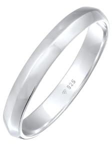 Elli Ring Damen Stapelring Verlobung Klassisch Trend aus 925 Sterling Silber