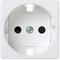 Simon 2700041-060 - Tapa Schuko Blanca Antibacterias