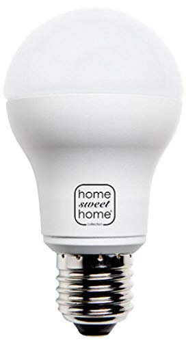 Besselink Home Sweet Home Edison Vintage E27 | LED-Filament-Leuchtmittel | A60 Global LED-Lampe | Weiß | 10W 806lm 2700K | warmweißes Licht | für E27-Fassungen
