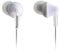 Panasonic RP-HJE125E-W Auriculares Botón con Cable, In-Ear, Sonido Estéreo para Móvil, MP3/MP4 , Diseño de Ajuste Cómodo, Imán Neodimio 9 mm, Blanco