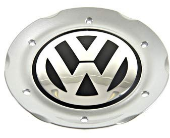 Genuine 16 Alloy Wheel Center Hub Chrome Gray Cap 1 pcs VW New Beetle 2002-2005 by VW