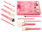 Luvia Makeup Pinsel-Set - 10 Make Up Kosmetikpinsel Inkl. Schminktasche Für Schminkpinsel & Kosmetik - Sakura Brush Set - Vegan - Pinselset In Pink/Rosegold