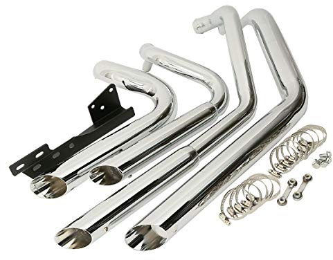 TCMT Staggered shortshot Auspuff Rohre für Harley Sportster Iron 883 XL1200 2003–2014
